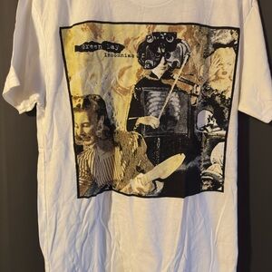 Green Day White Graphic Tee